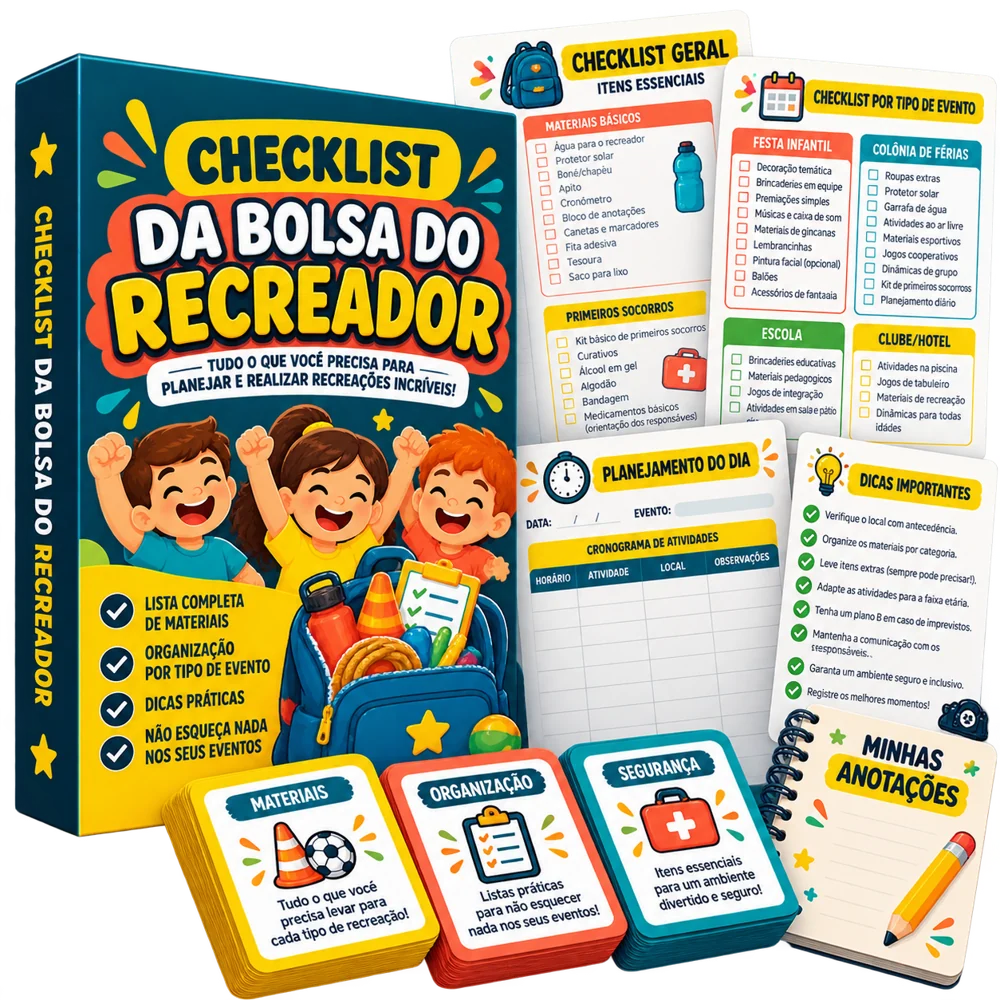 Checklist da Bolsa do Recreador