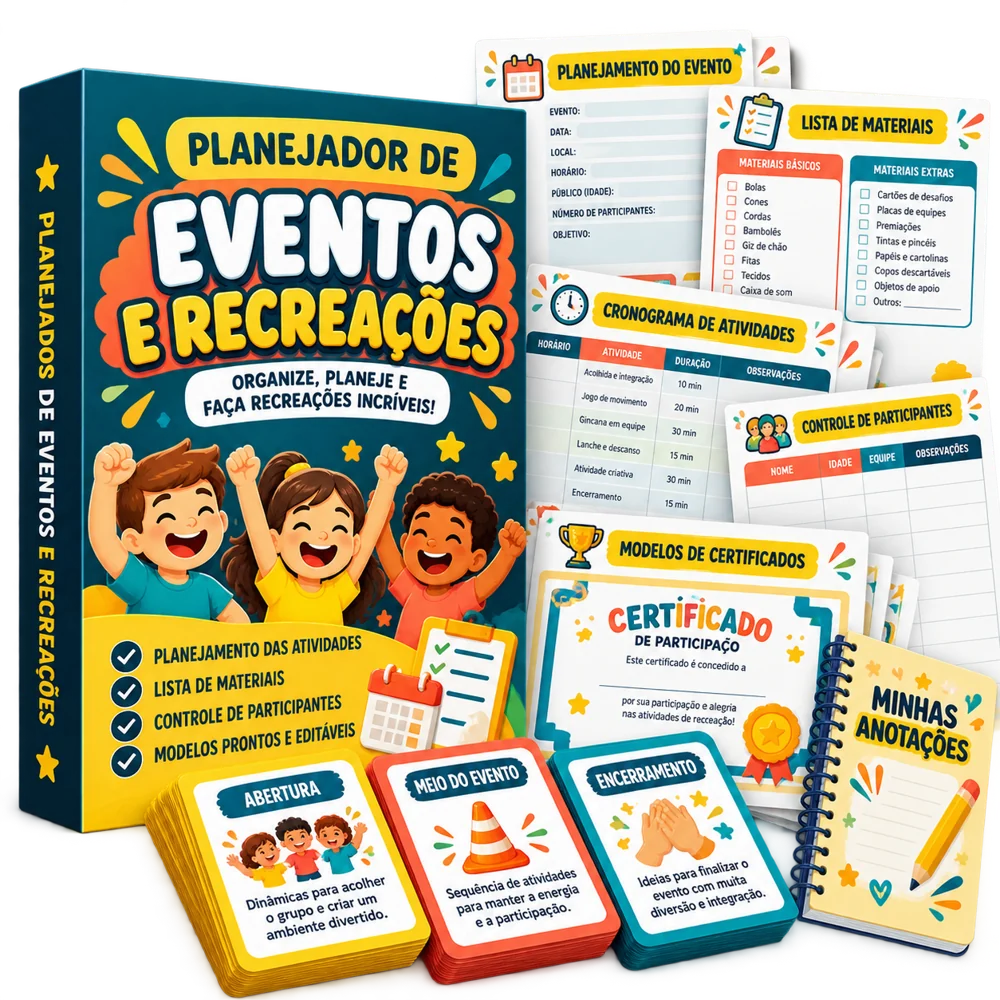 Planejador de Eventos e Recreações